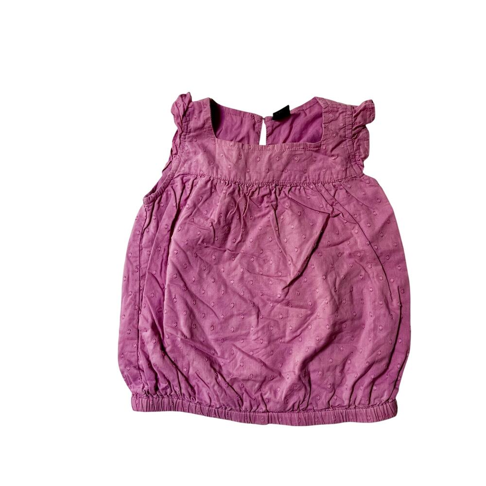 Tu Kids Swiss Dot Sleeveless Top Size 12-18m